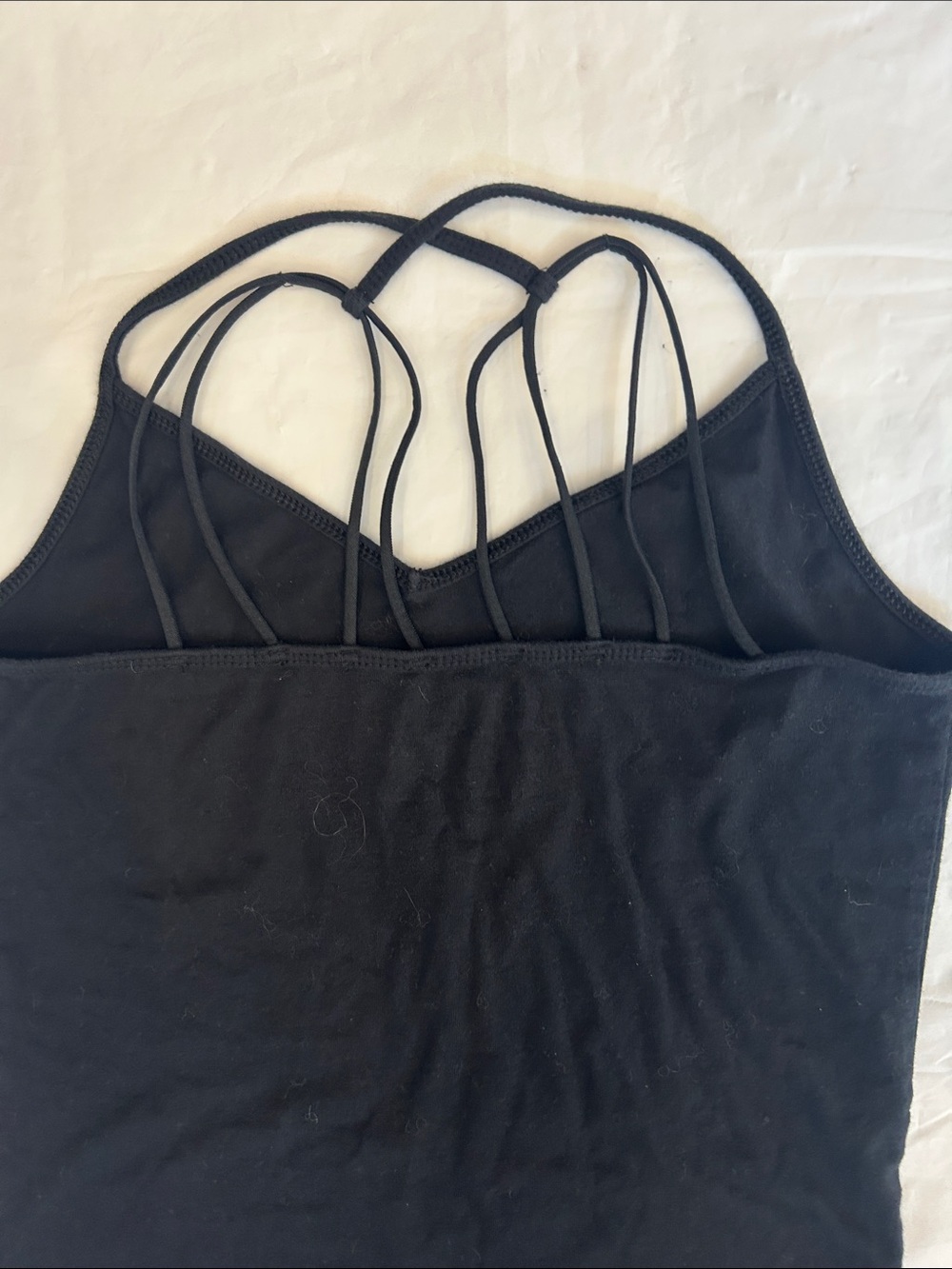 Aeropostale Black Strappy Camisole with Decorative Back - Picture 5 of 7